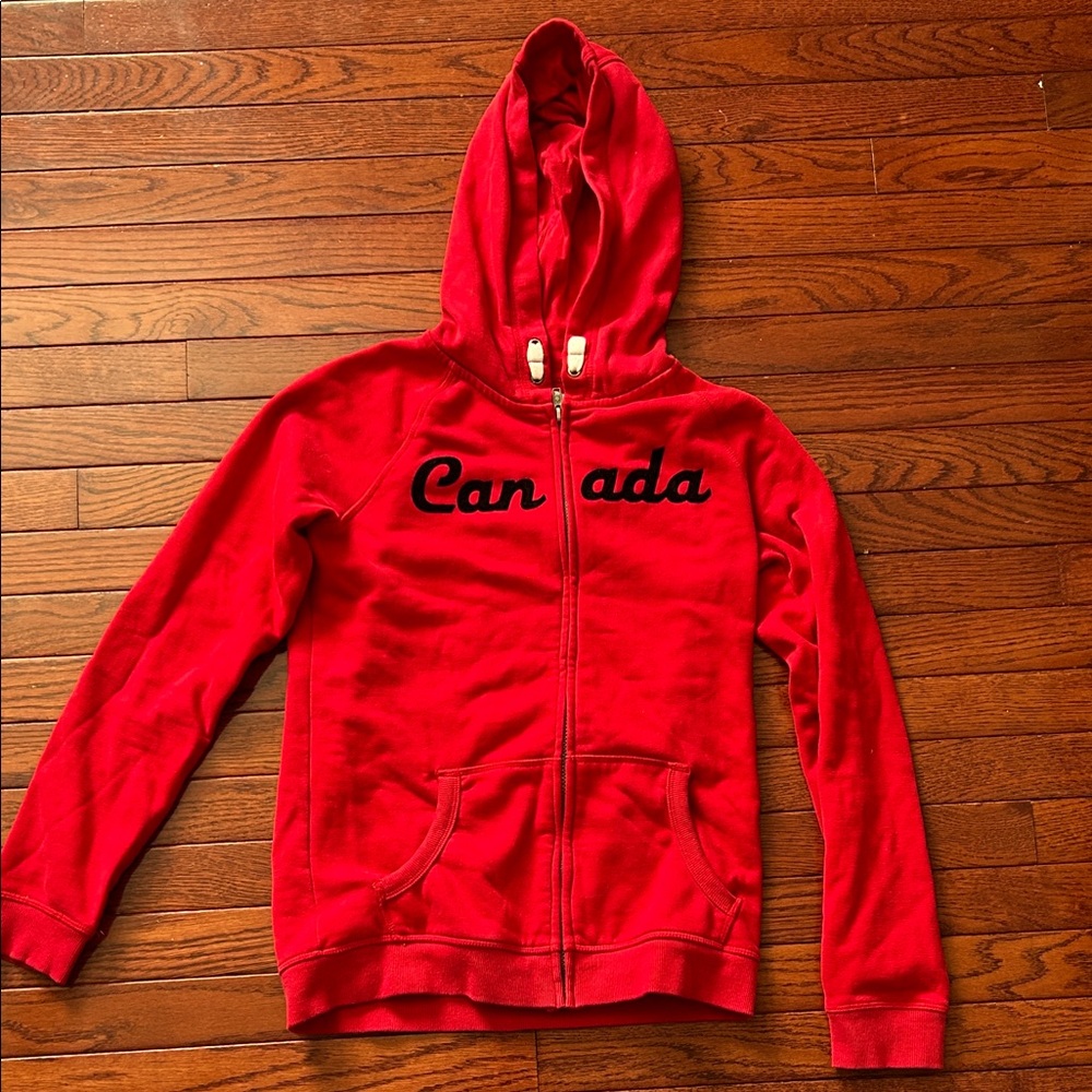 Canada Kids Red Hoodie